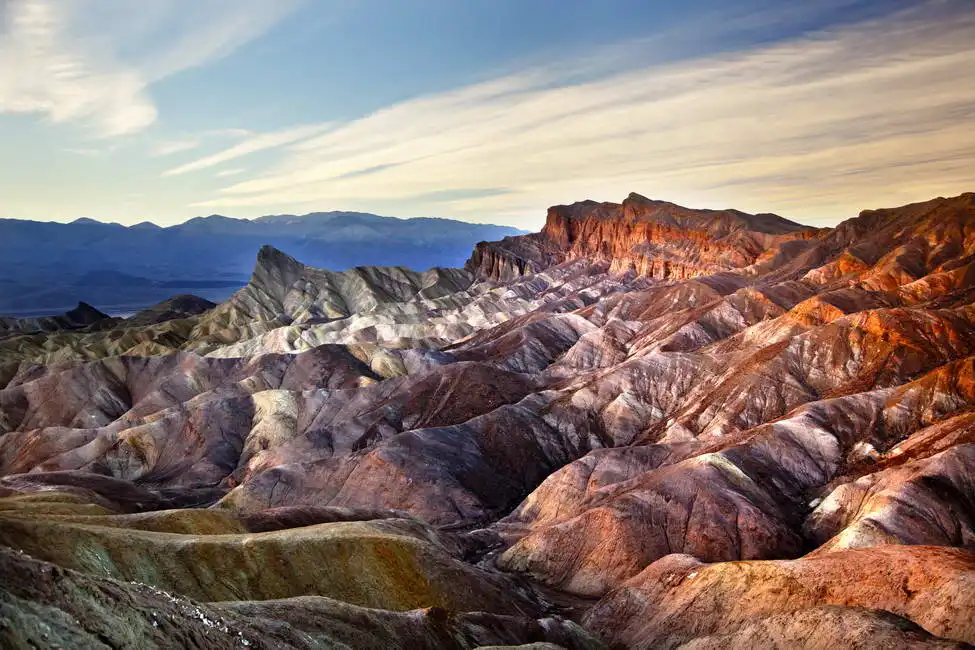 Unknown: Zabriski Point, parc national de la Vallée de la Mort en Californie