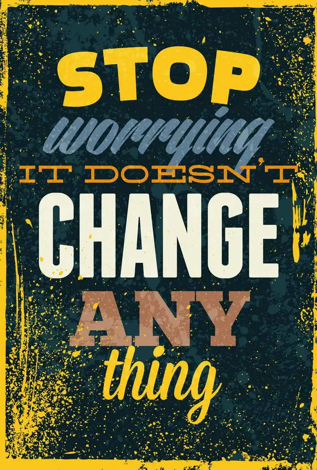 Neznámý: Stop worrying…