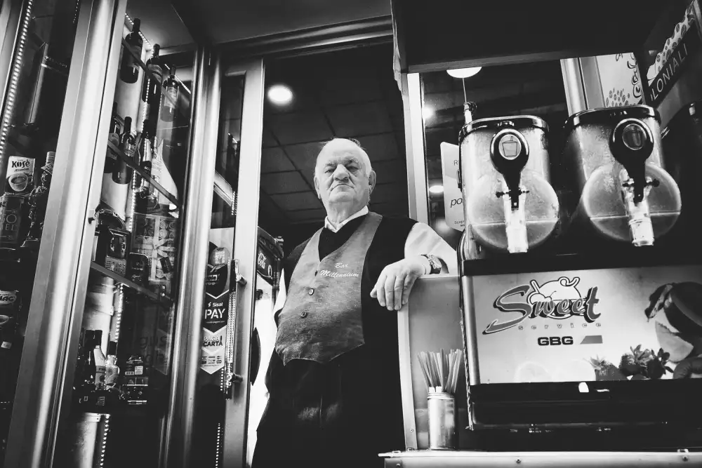Grambone, Antonio: Sladká obsluha na ulici...