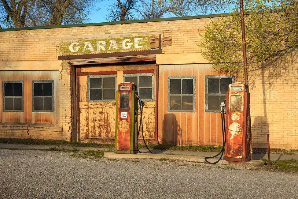 Neznámý: Stará čerpací stanice, Utah, USA