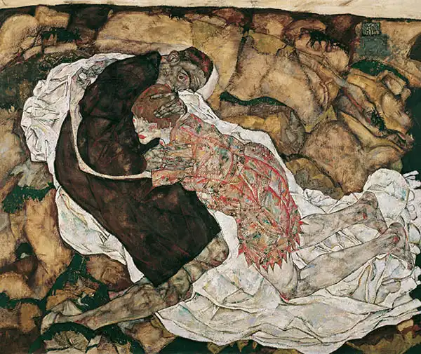 Schiele, Egon: Smrt s dívkou