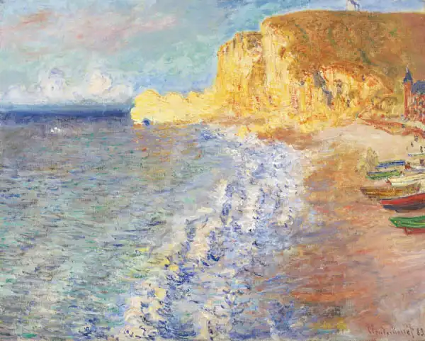 Monet, Claude: Ráno u Etretatu