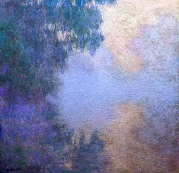 Monet, Claude: Přítok Seiny v Giverny
