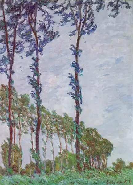 Monet, Claude: Topoly, ve větru