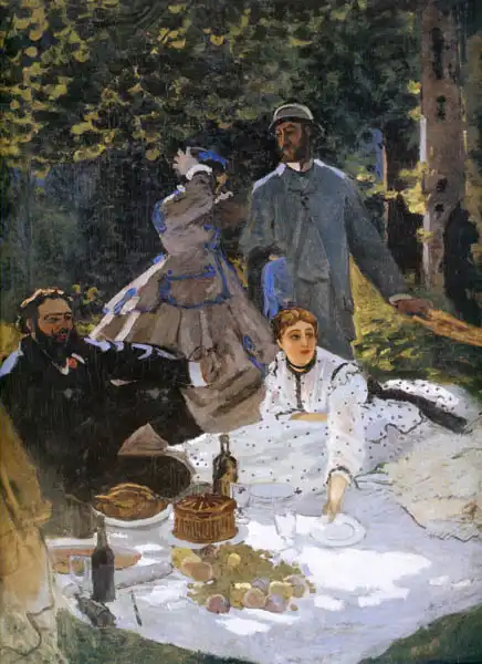 Monet, Claude: Oběd v trávě