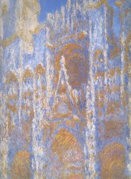 Monet, Claude: Rouenská katedrála, efekt slunce
