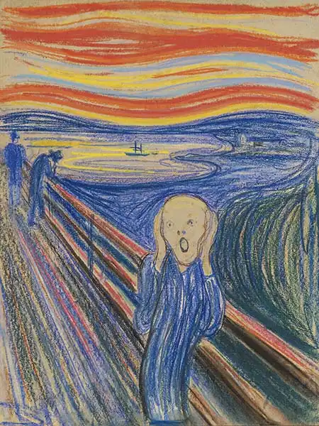 Munch, Edward: Výkřik (1895)