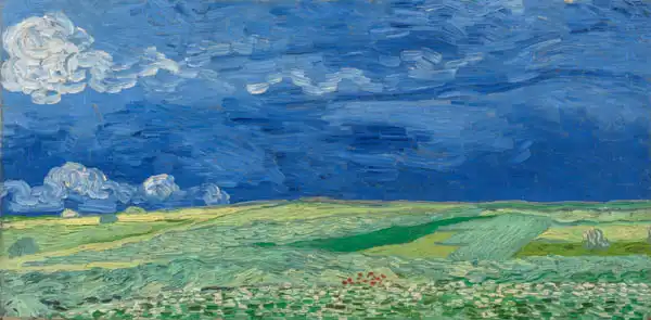 Gogh, Vincent van: Pole pod oblačnou oblohou