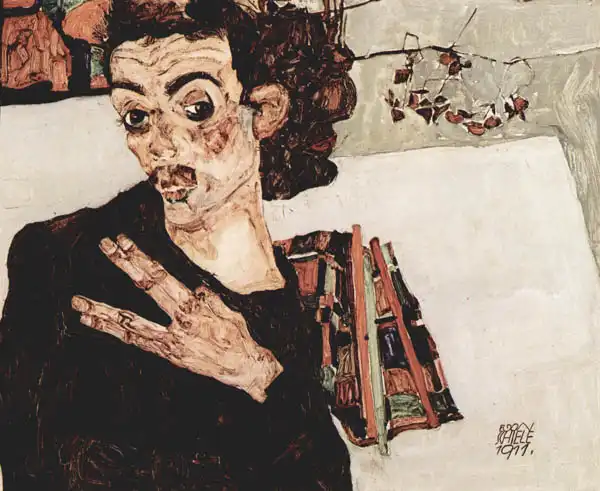 Schiele, Egon: Autoportrét