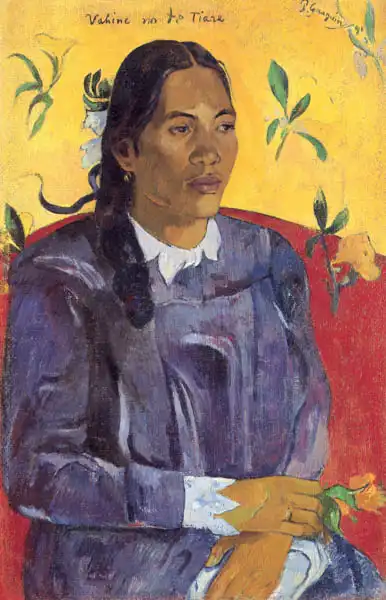 Gauguin, Paul: Vahine No Te Tiare (Žena s květinou)