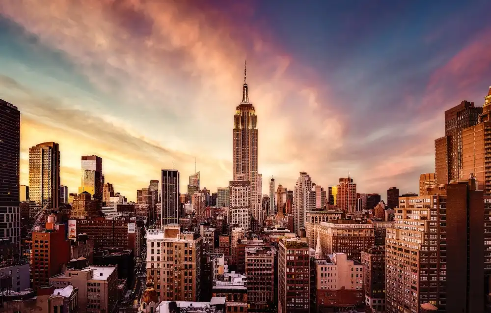 la, De Javier: Midtown-Sonnenuntergang