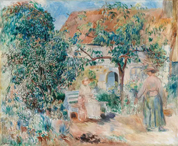 Renoir, Auguste: Zahrada v Bretani