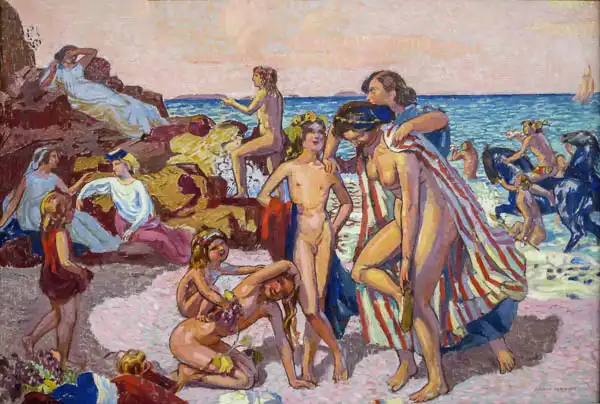 Denis, Maurice: Bacchus a Ariadne