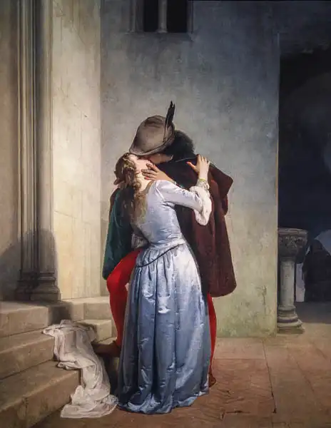 Hayez, Francesco: Polibek