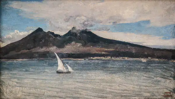 Corot, J. B. Camille: Vesuv