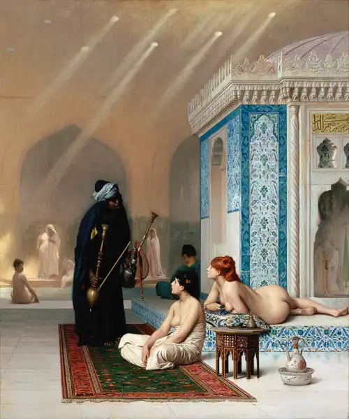 Gérôme, Jean-Léon: Bazén v harému