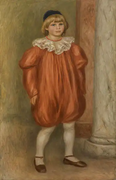 Renoir, Auguste: Claude Renoir v klaunském kostýmu