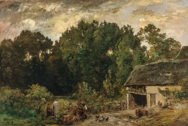 Daubigny, Charles-Francois: Venkovské stavení