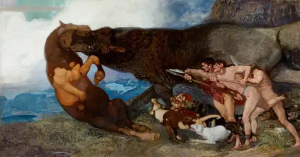 Jettmar, Rudolf: Struggle with the monster