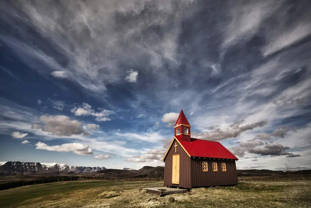 Þorsteinn,,, H. Ingibergsson,,,: Winzige Kirche
