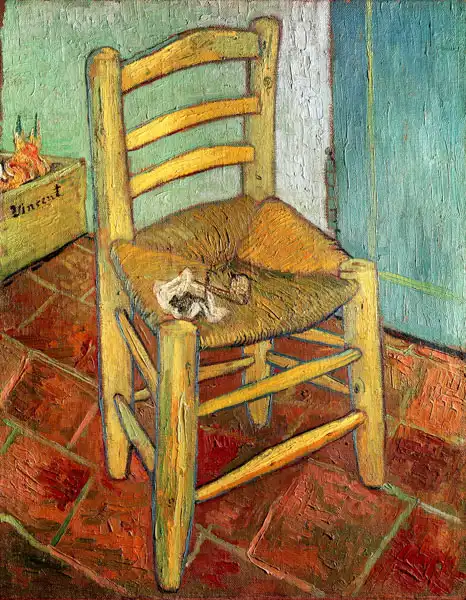Gogh, Vincent van: Van Goghova židle v Arles s dýmkou