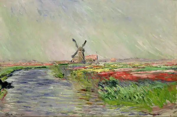 Monet, Claude: Tulipánové pole v Nizozemí