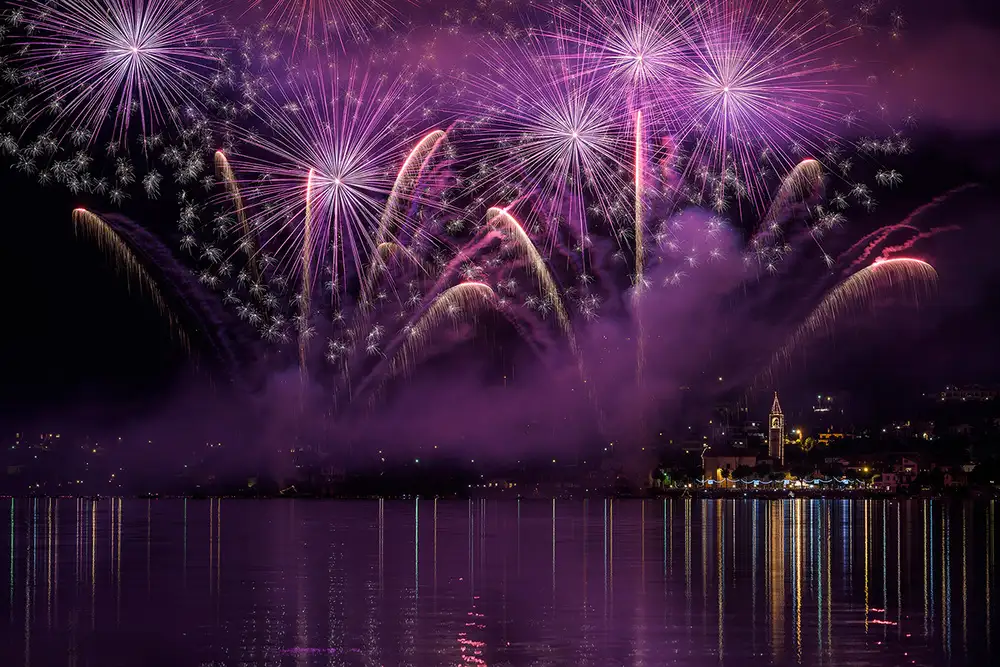 Marini, Roberto: Feux d'artifice du lac Pusiano