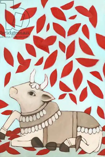 Moore, Mega: Nandi with Red Leaves
