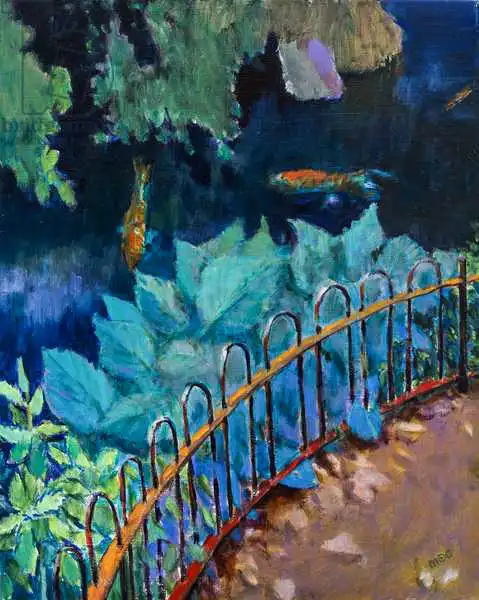 Cazzulini, Marc: Koi and Hostas