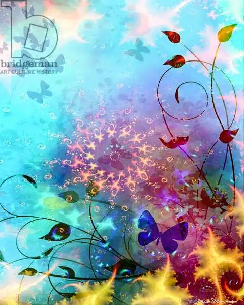 Moonshadow, AlyZe: Turquoise Sea/Sky with Butterflies