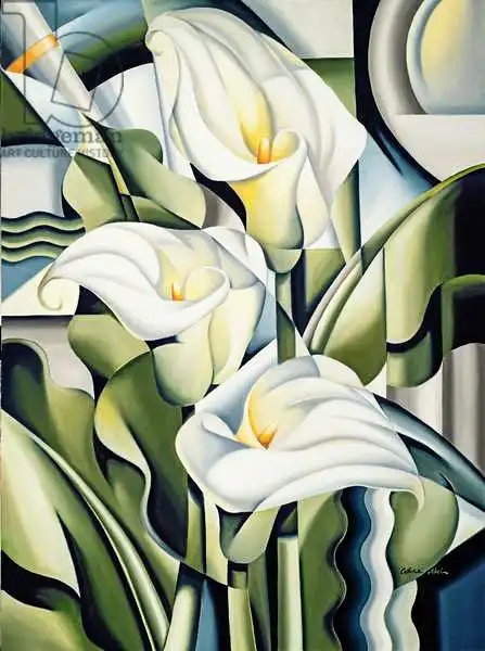 Abel, Catherin: Cubist Lilies