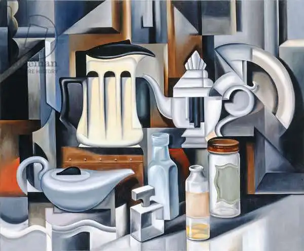 Abel, Catherin: Still Life with Teapots