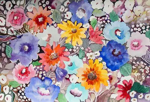 Pushparaj, Neel: Floral quilt