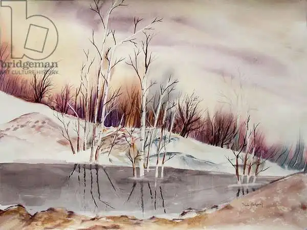 Pushparaj, Neel: Still Water with Trees