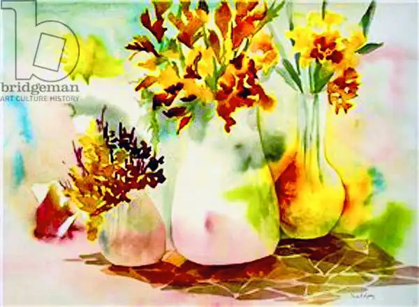 Pushparaj, Neel: Three vases