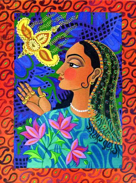 Tattersfield, Jan: Maharani with yellow bird