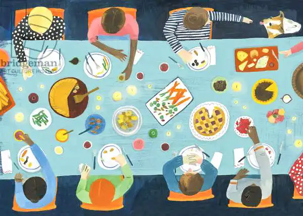 Helmer, Grac: Dinner party