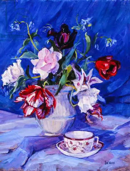 Wales, Su: Tulips from my garden, 1995