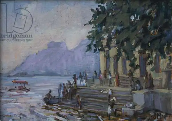 Wales, Su: Washing on the steps at Udaipur