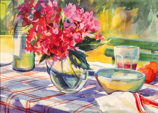 Wales, Su: French garden table