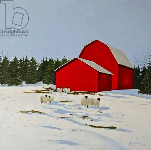 Palmer, Tin: Sheep in the Snow