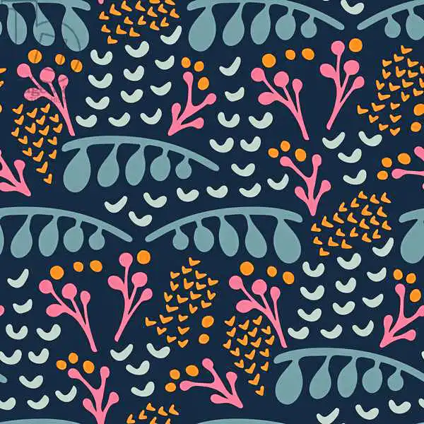 Worsley, Catherin: Snowberries_Indigo