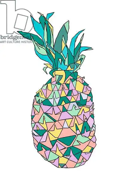 Elise, Ambe: Pineapple Surprise, pen and ink, digitally coloured