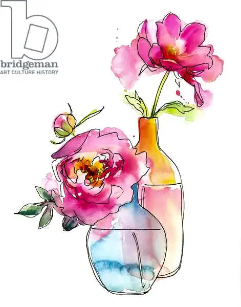 Keeling, Joh: Peonia in vaso