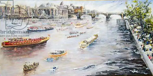 Smith, Mar: Jubilee Pageant on the Thames