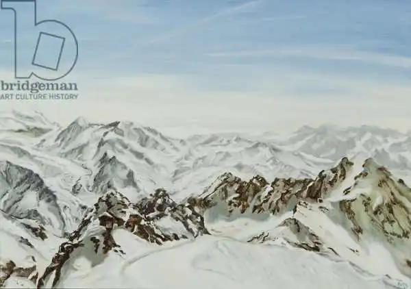 Sanders, Francesco: View from Mont Fort, Verbier