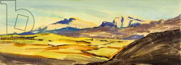 Sanders, Francesco: Skye landscape, Quaraing study