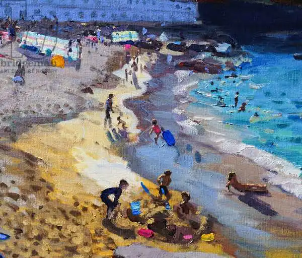 Macara, Andre: Detail des Blicks von Porthmeor Beach, St. Ives