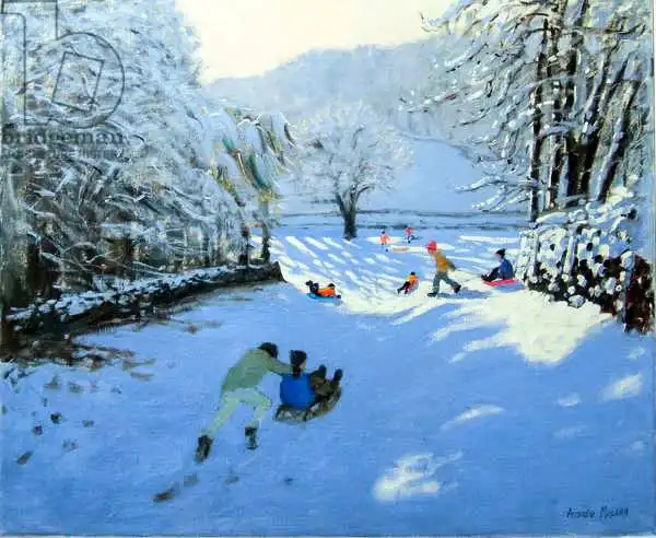Macara, Andre: Pushing the Sledge, Youlgreave