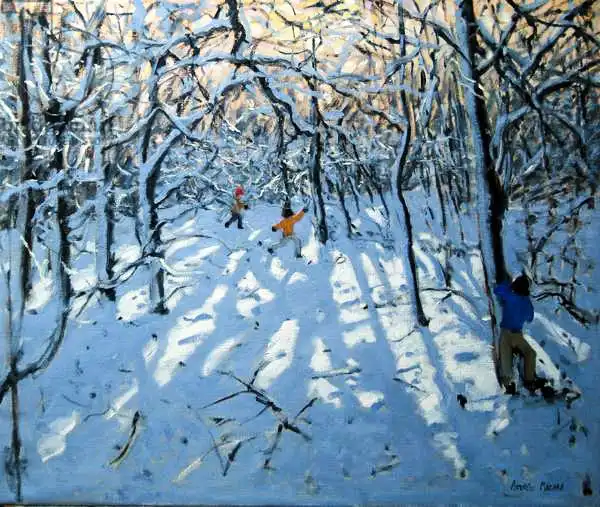 Macara, Andre: Winter Woodland, in der Nähe von Newhaven, Derbyshire